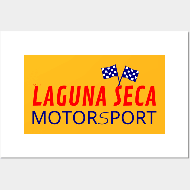 Laguna seca mortosport racing graphic design Wall Art by GearGlide Outfitters
